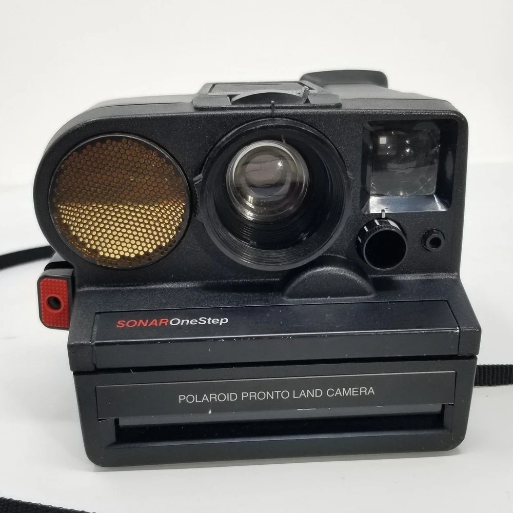 Vintage Polaroid Pronto Land Camera Sonar One Step SX-70 Tested Working